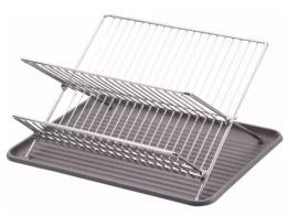 nie wystawiać Suszarka naczyń nablatowa dwa poziomy 44x34x20 stal