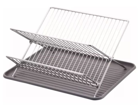 nie wystawiać Suszarka naczyń nablatowa dwa poziomy 44x34x20 stal