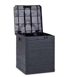 Pojemnik na poduszki na taras ogród 90L skrzynia pufa