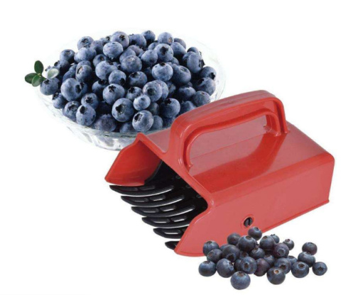 Zbieraczka jagód dziecięca 16x10x11cm czerwona PP