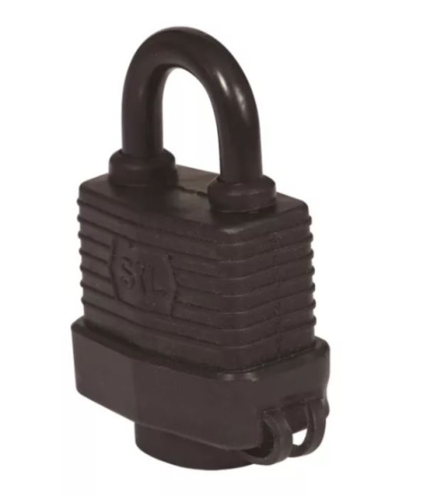 Zapięcie linkowe kłódka dwa klucze 3 metry 15mm jacht skuter rower