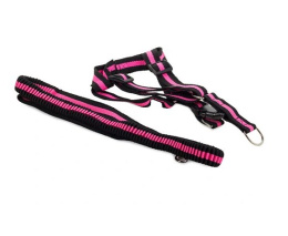 SMYCZ SZELKAMI ROZCIĄGLIWA SZELKI PSA KOTA KOLOR RÓŻOWY