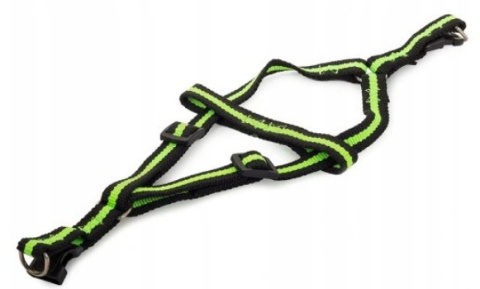 SMYCZ SZELKAMI ROZCIĄGLIWA SZELKI PSA KOTA KOLOR ZIELONY  
