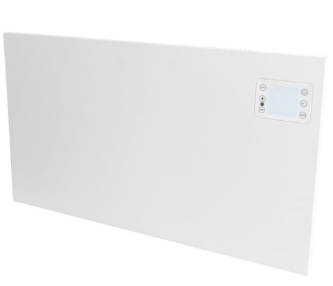 Grzejnik elektryczny ścienny biały 1200W termostat pilot