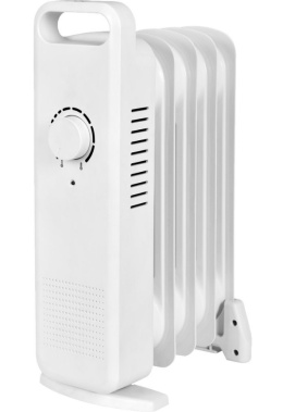 Grzejnik olejowy biały 500W przenośny termostat