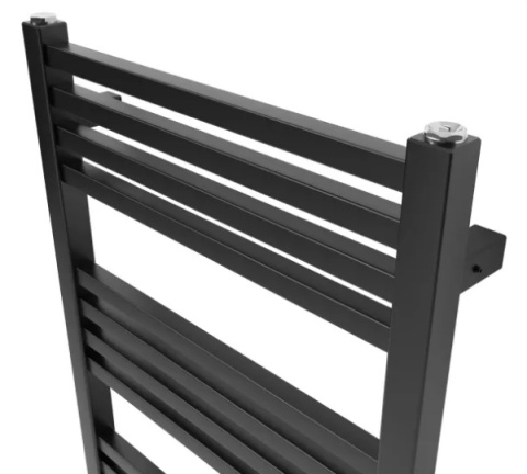 Grzejnik łazienkowy HALFA1 czarny 105x45cm CO