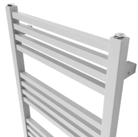 Grzejnik łazienkowy HALFA1  szary 128x45cm