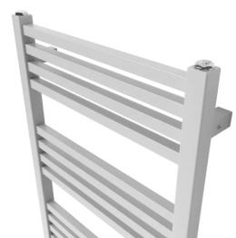 Grzejnik łazienkowy biały LOYA  szary 80 x 43 cm