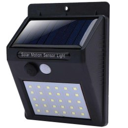 Nowoczesna lampa solarna z czujnikiem ruchu 30 LED SMD