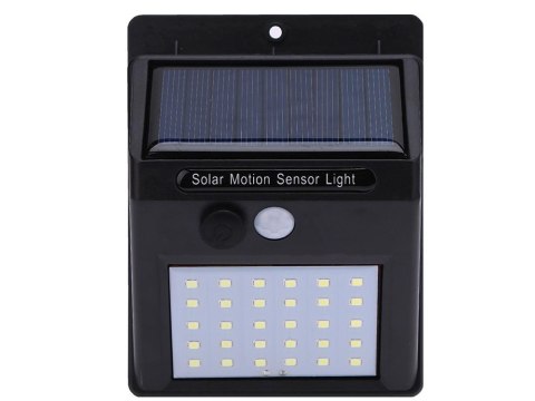Nowoczesna lampa solarna z czujnikiem ruchu 30 LED SMD