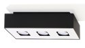 Plafon MONO 3 Czarny sufit sufitowa lampa spot punkt