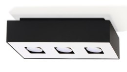 Plafon MONO 3 Czarny sufit sufitowa lampa spot punkt