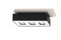 Plafon MONO 3 Czarny sufit sufitowa lampa spot punkt