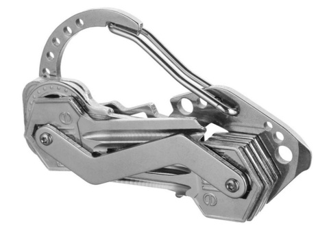 Wielofunkcyjny karabińczyk na kilka kluczy brelok mocny