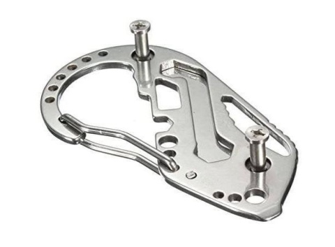 Wielofunkcyjny karabińczyk na kilka kluczy brelok mocny