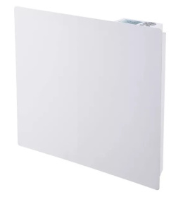 Grzejnik elektryczny biały mat płaski 1000W termostat