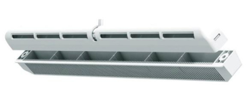 Nawietrzak okienny filtrem okno wentylacja kratka