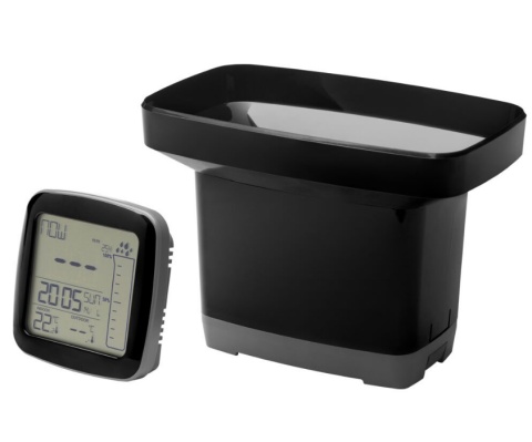 Pomiar deszczu termometr wew zew kalendarz 60m bezprzewodowy