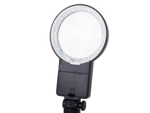 LUPA TRZECIA RĘKA 10 LED SMD UCHWYT LUTOWANIA 25x