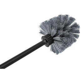 Czarna szczotka WC do kibelka czyszczenie toalety