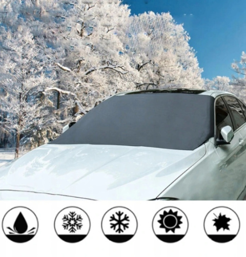 Osłona samochodawa szron słońce 270cm 94 cm szyba