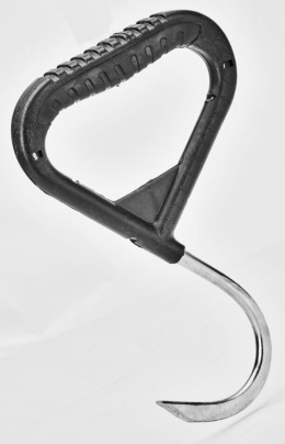 Hak nośny drewno chwytak raczką 24cm przenoszenia