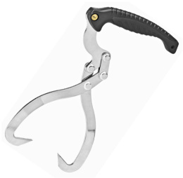 Kleszcze przenoszenie drewna obracak łuparka 20cm leśnik drwal