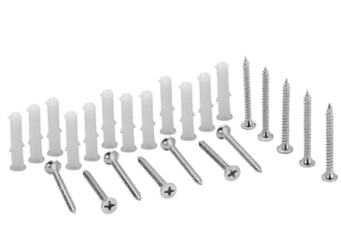 Zestaw 6 wieszaków garażowych czarne każdy do 35kg