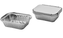 Forma pieczenia zakrywane alu 450ml 8szt
