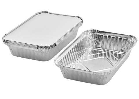 Forma pieczenia zakrywane alu 1200ml 5szt zapiekanka