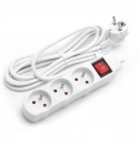 Przedłużacz z 3-gniazdami i kablem długości 1,5 metra