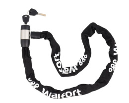 Zapięcie długie dwa klucze 120 cm w osłonie skuter rower