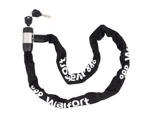 Zapięcie długie dwa klucze 120 cm w osłonie skuter rower