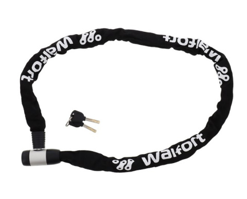 Zapięcie długie dwa klucze 120 cm w osłonie skuter rower