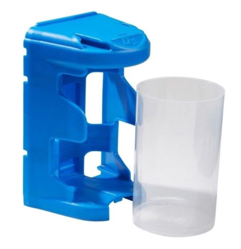 BOX 12cm pojemnik śrubki wkręty niebieski wyjmowany