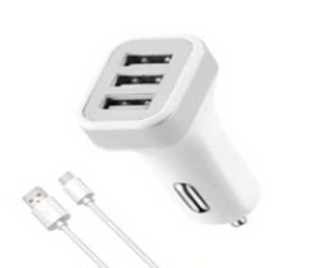 ŁADOWARKA SAMOCHODOWA 3 USB