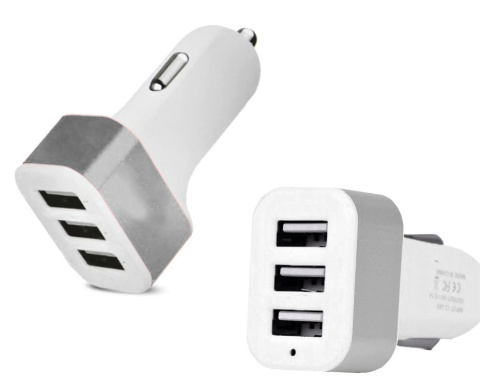 ŁADOWARKA SAMOCHODOWA 3 USB