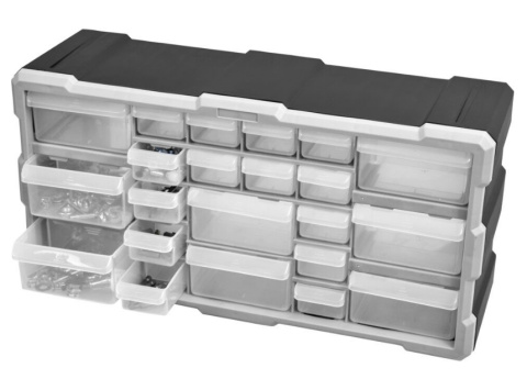 Szafka przegródkami narzędziowa 22szt organizer szuflada
