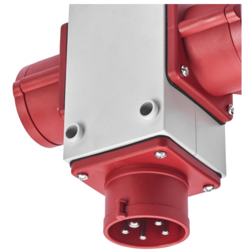 Rozgałęziacz 400V IP44 3 gniazda przyczepa camping