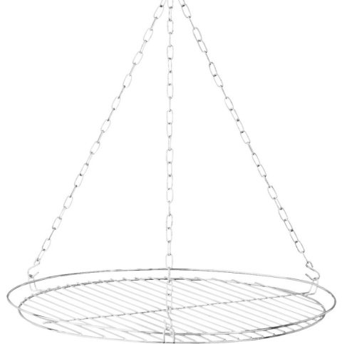 Gril na trójnogu nad ognisko 150cm ruszt 43cm szczotka