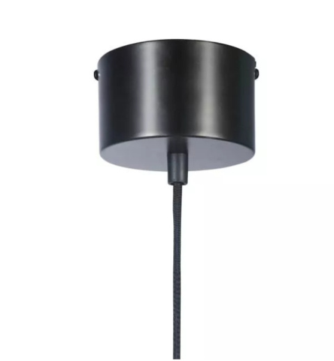 LED Lampa wisząca JULES loft E27 czarna metal