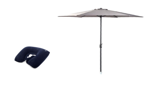 Parasol 3 m ogród korba składany GARDEN poduszka kark