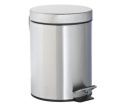 Kubełek śmietnik pedał 3l łazienka biuro chrom worki