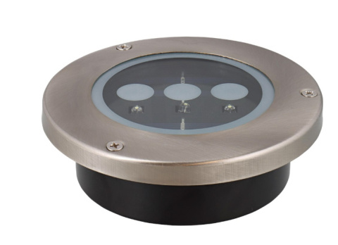 LED Lampa LED IP66 solarna gruntowa na trawę plus tealight