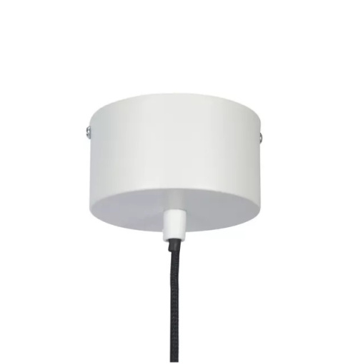 LED Lampa wisząca EVE 35cm E27 biała złota mat