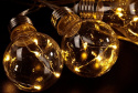 Girlanda 15 lamp Solarna BULB LED 4,8m czujka Tealight4   ZWY