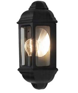 LED KINKIET PLAFON CZARNY E27 IP44 ogrodowy lampa