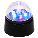 LED Lampa UFO disco obrotowa rgb tealight4  