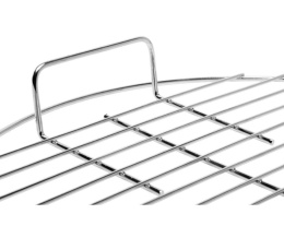 Ruszt grilla grill śr 42cm nowy uchwyty chrom szczotka