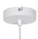 LED Lampa wisząca Joe 35cm E27 biała metal